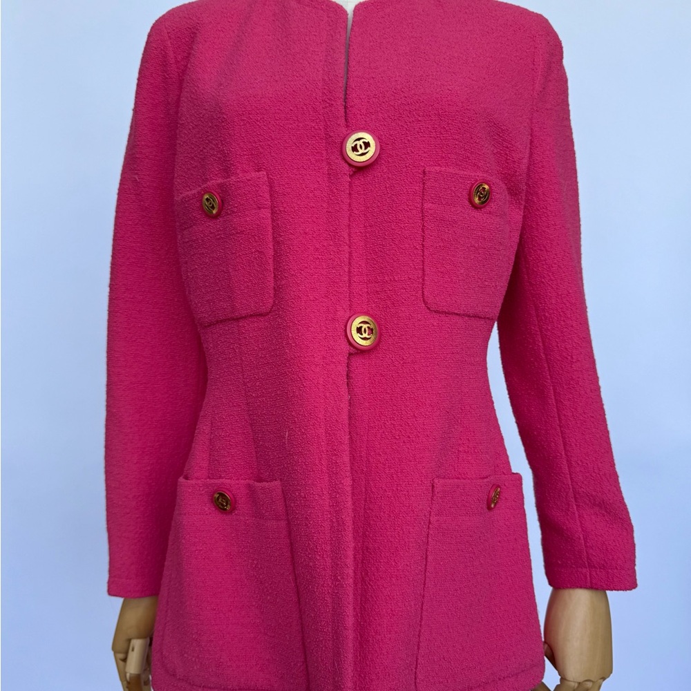 Elegant Chanel Pink Women's Blazer